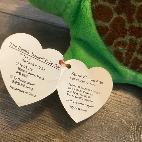 TY Beanie Baby Speedy Style #4030 - Picture 5 of 5
